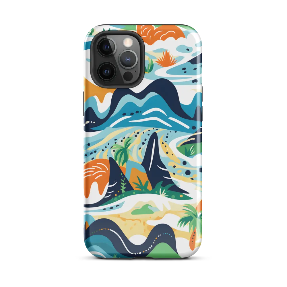 Abstract Tropical Landscape