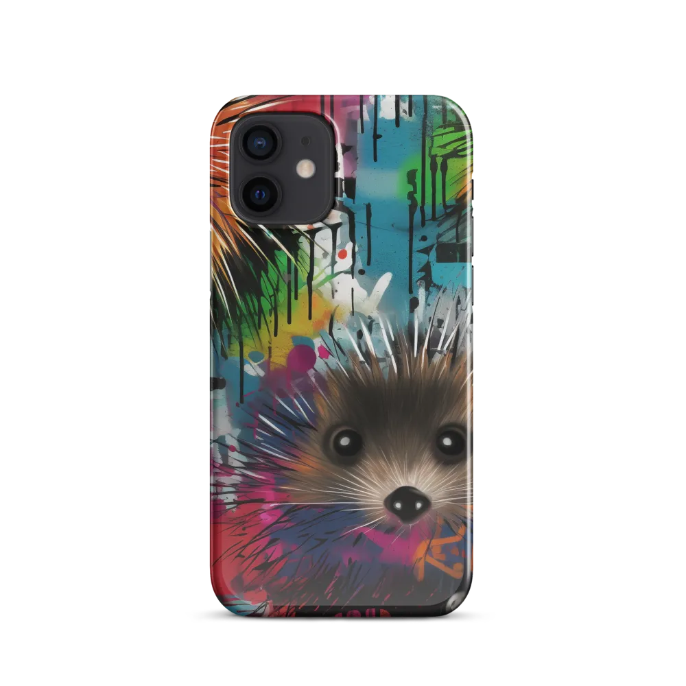 Whimsical Hedgehogs in a Kaleidoscopic Wonderland | Phone Case |  12 | Snap Case | Glossy