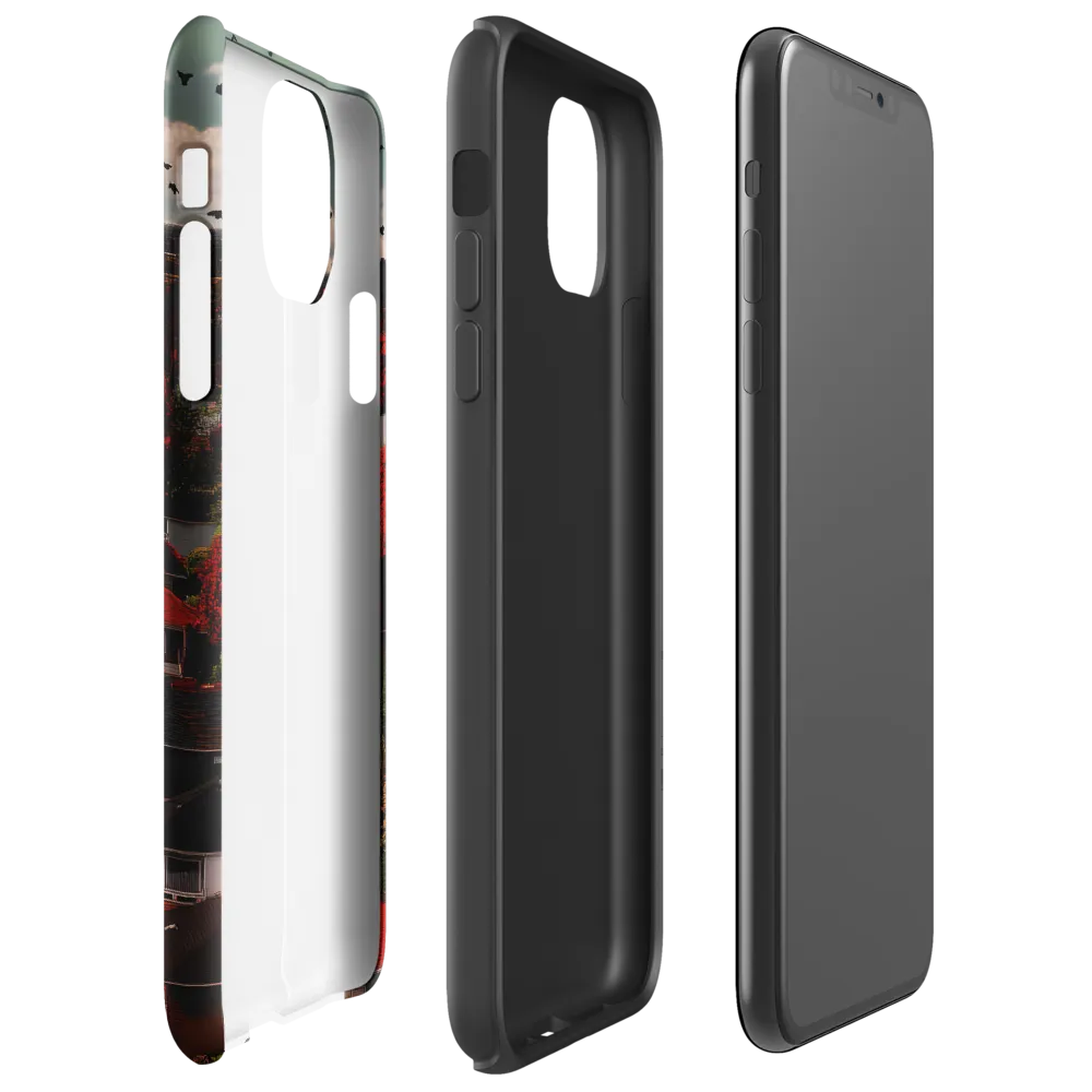 Urban Serenade: A Dusk Reflection | Phone Case |  11 Pro Max | Tough Case | Glossy