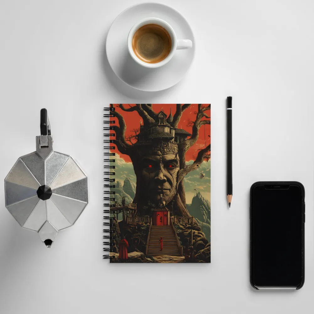 The Enigmatic Guardian of the Grove | Spiral Notebook