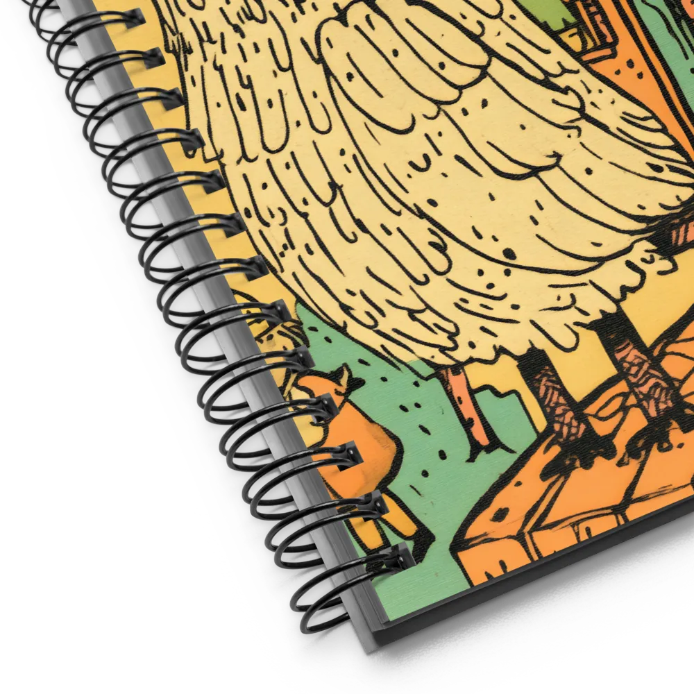 Whimsical Avian Adventure | Spiral Notebook