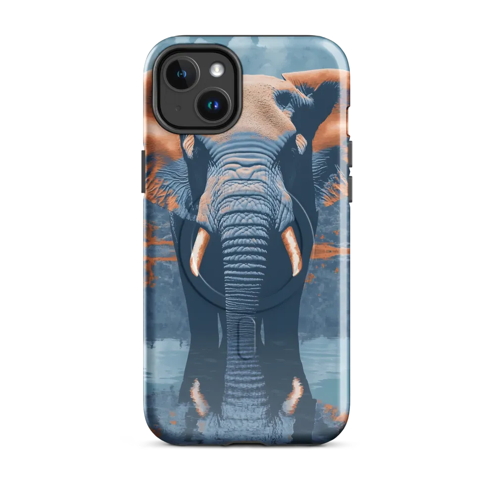 Majestic Reflection: The Elephant's Serenade