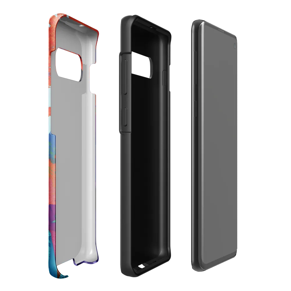 Harmony in Color: A Portrait of Serenity | Phone Case |  S10 Plus | Tough Case | Glossy