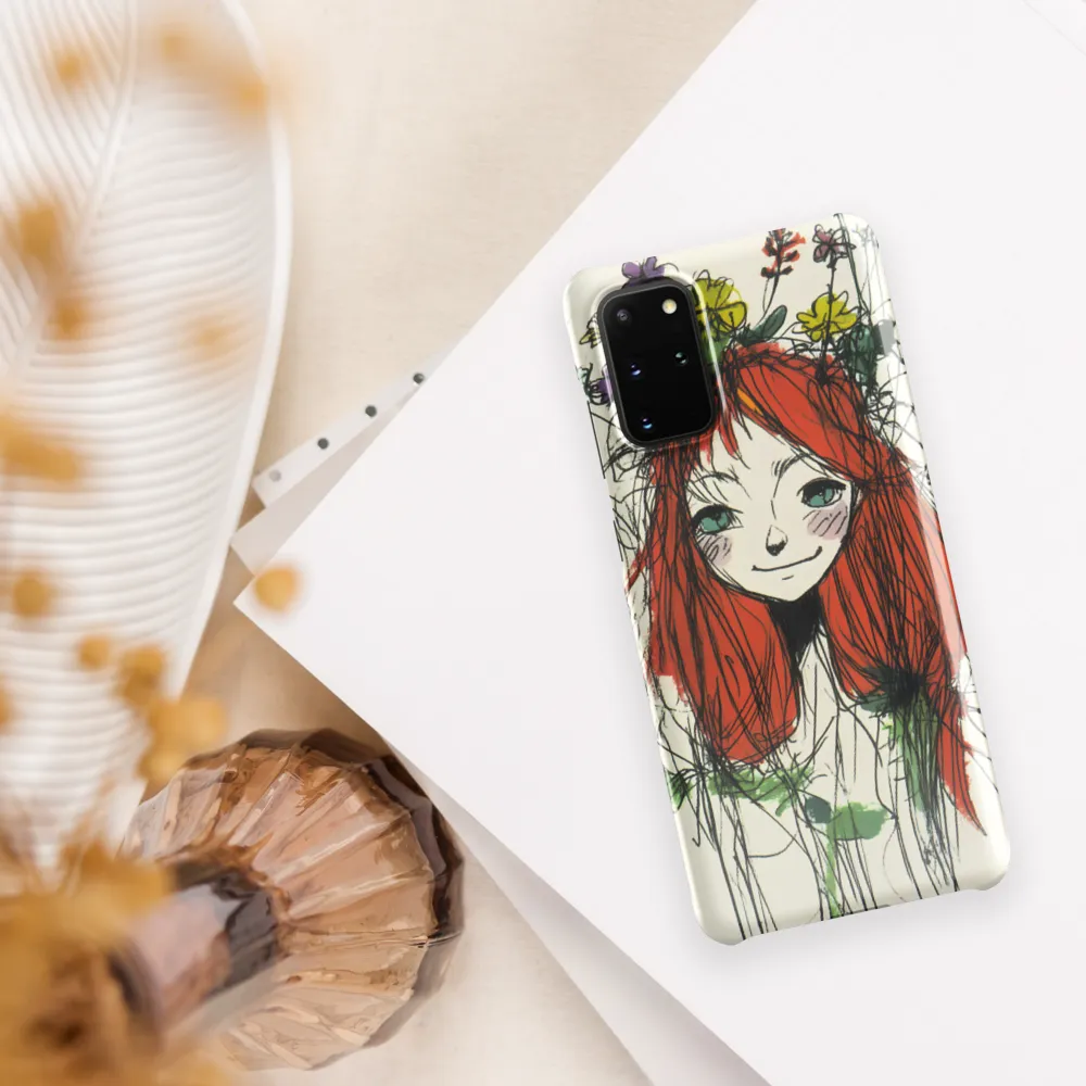 Whimsical Floral Portrait