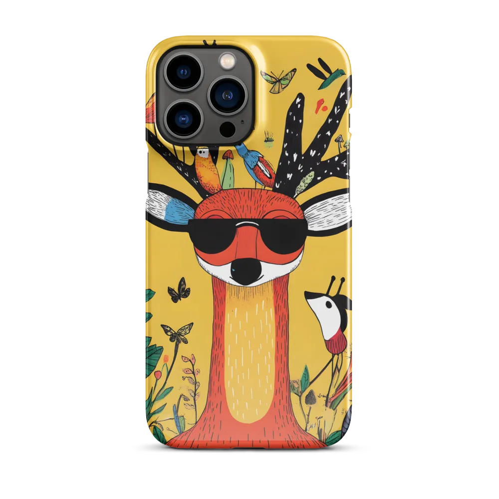 Playful Deer with Sunglasses