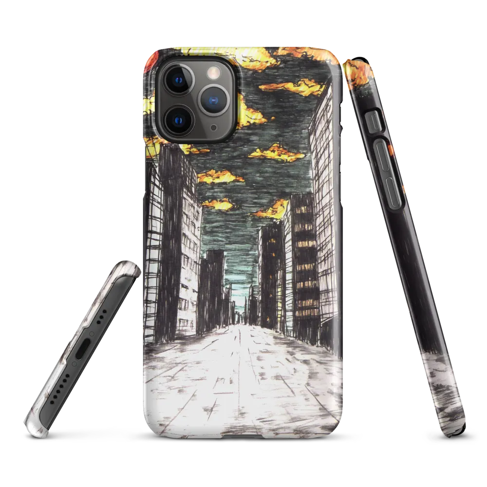 Eclipsed Cityscape | Phone Case |  11 Pro | Snap Case | Glossy