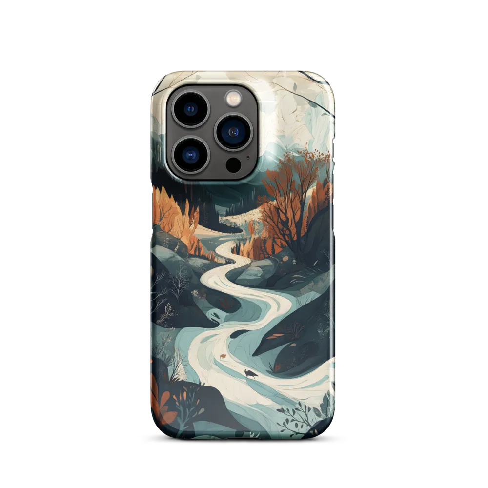 Winding Serenity: A Digital Landscape