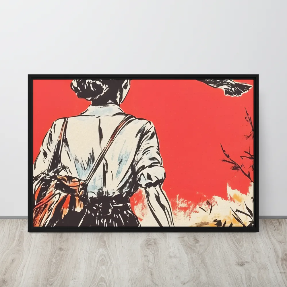 Journey Beyond the Horizon | Canvas with Black Frame | 24″×36″