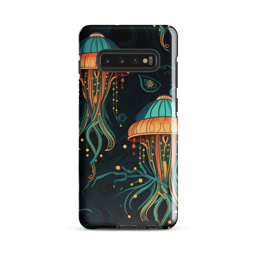 Symphony of Jellyfish | Phone Case |  S10 Plus | Tough Case | Glossy