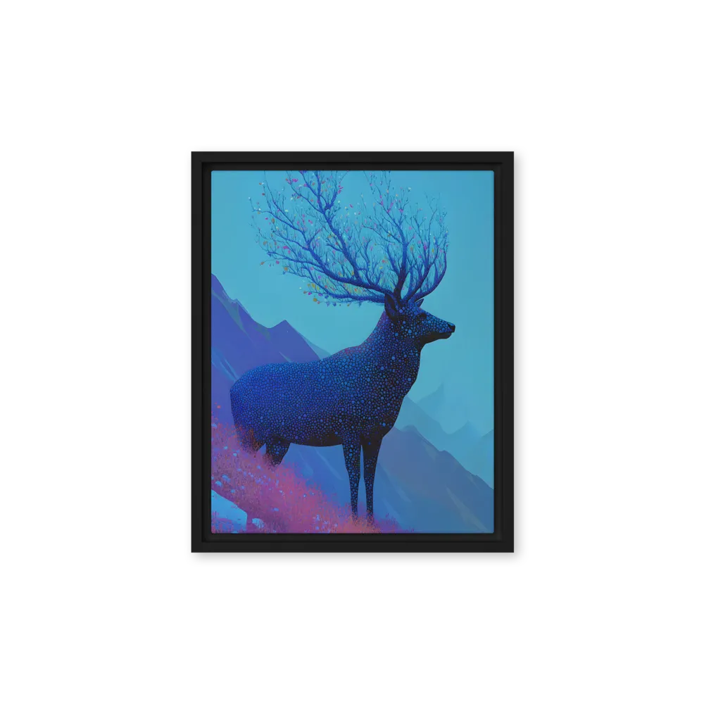 Ethereal Harmony | Canvas with Black Frame | 11″×14″