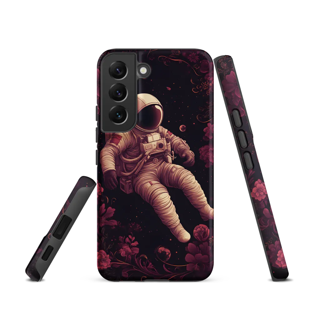 Cosmic Bloom: An Astronaut's Journey