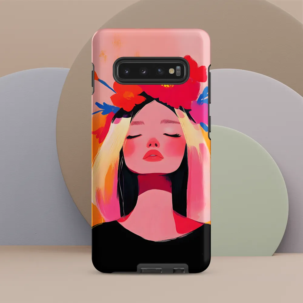 Floral Serenity | Phone Case |  S10 Plus | Tough Case | Matte