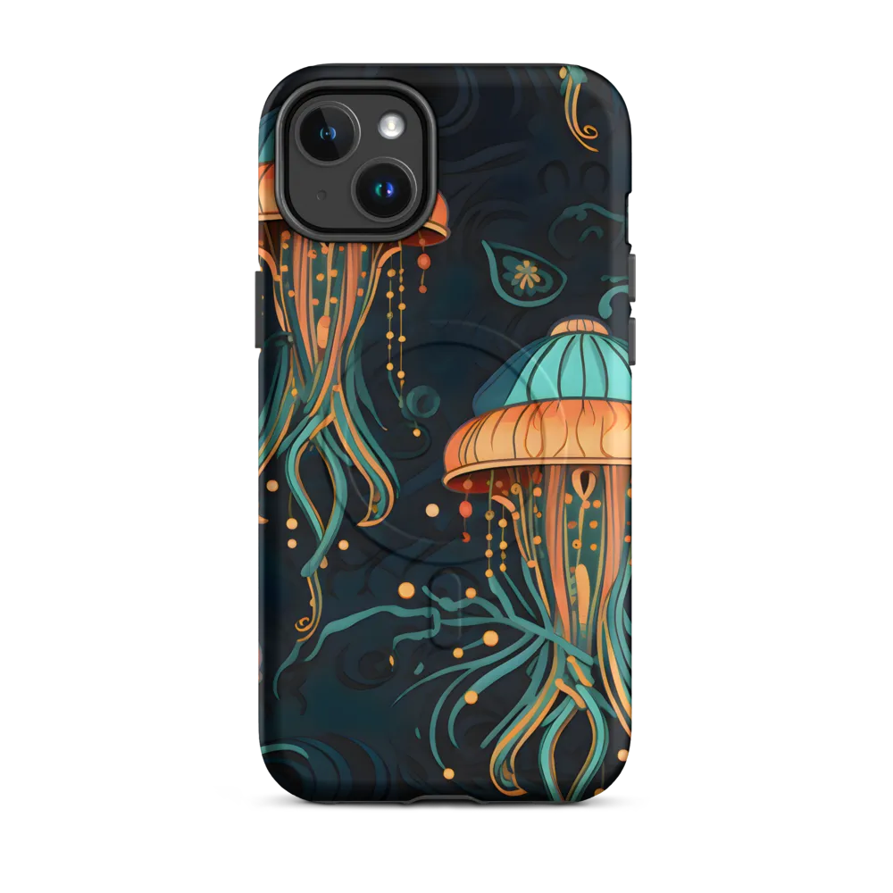 Symphony of Jellyfish | Phone Case |  14 Plus | MagSafe® Tough Case | Matte