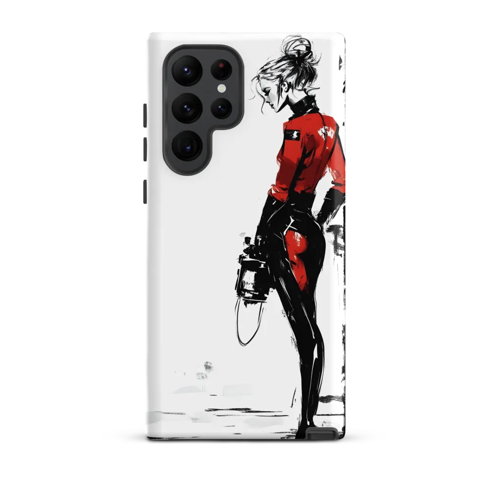 The Edgy Elegance | Phone Case |  S22 Ultra | Tough Case | Matte
