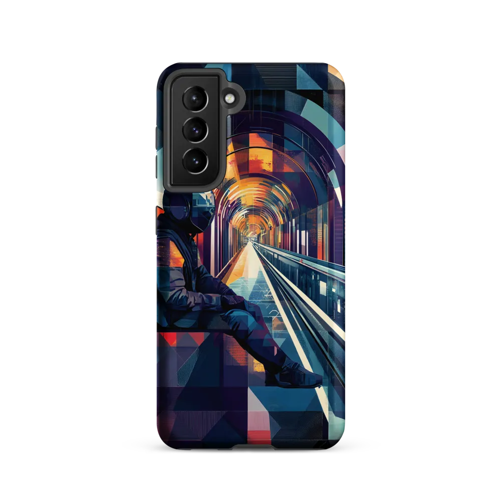 Reflections in a Futuristic Tunnel