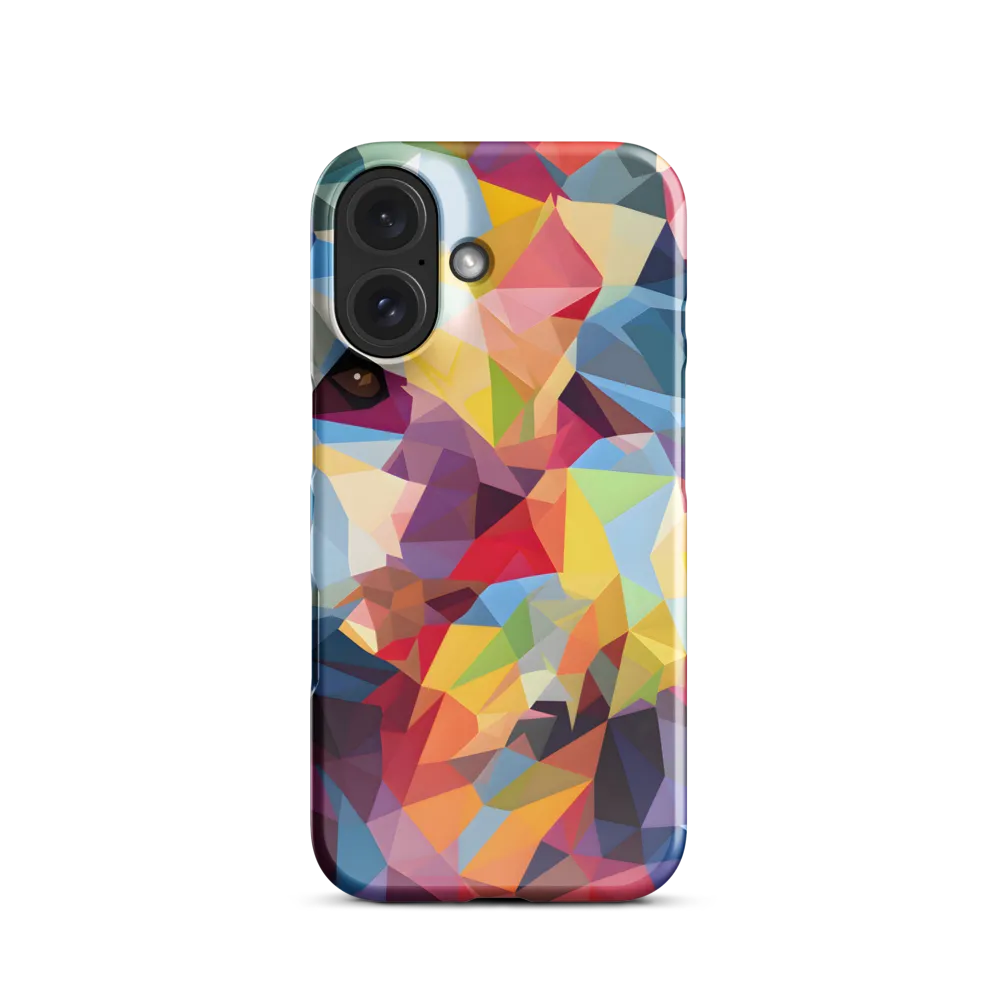 Playful Geometry: The Bear's Face | Phone Case |  16 | Snap Case | Glossy