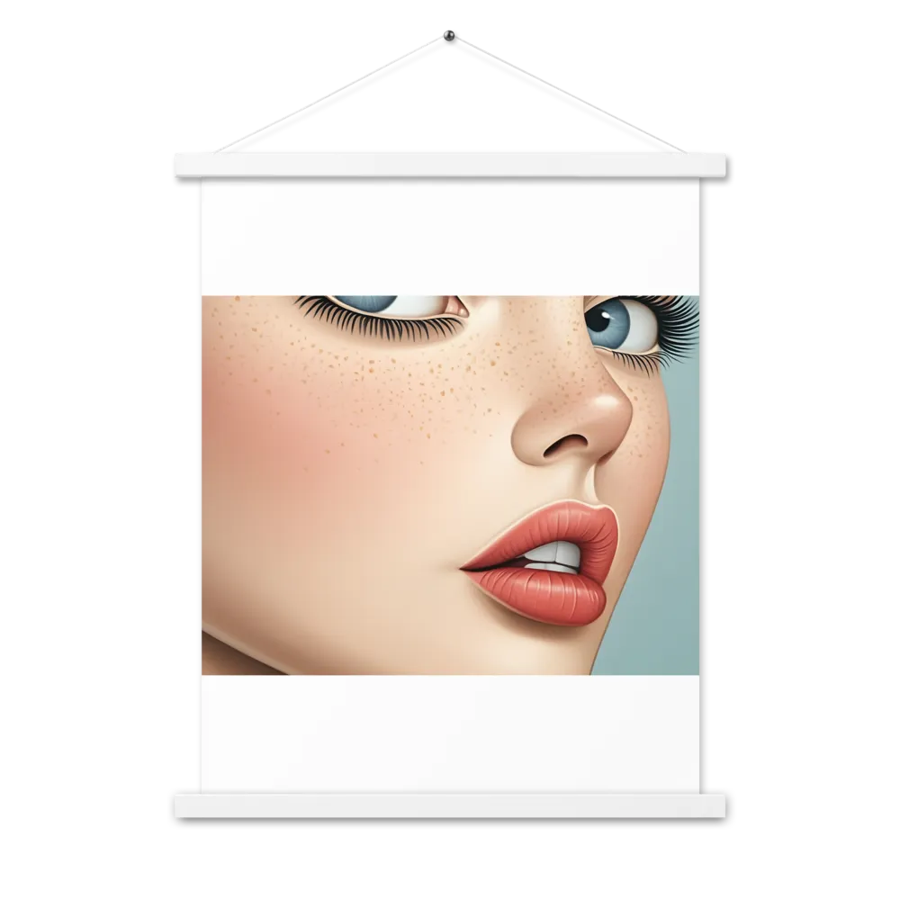 Intriguing Elegance | Poster With White Wood Hanger | 18″×24″
