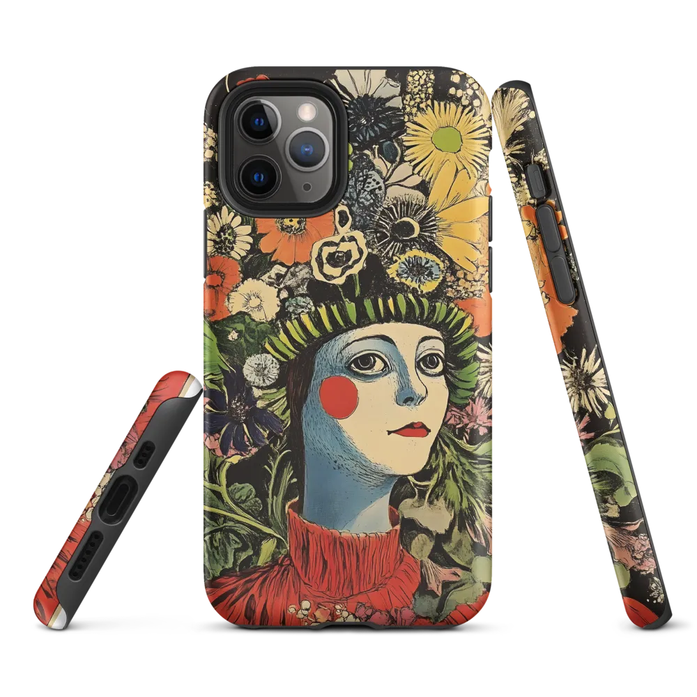 Floral Whimsy: A Portrait of Nature's Embrace