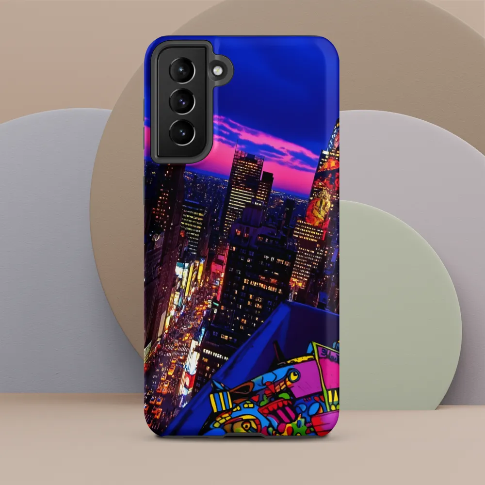 Neon Twilight: A City in Vibrance