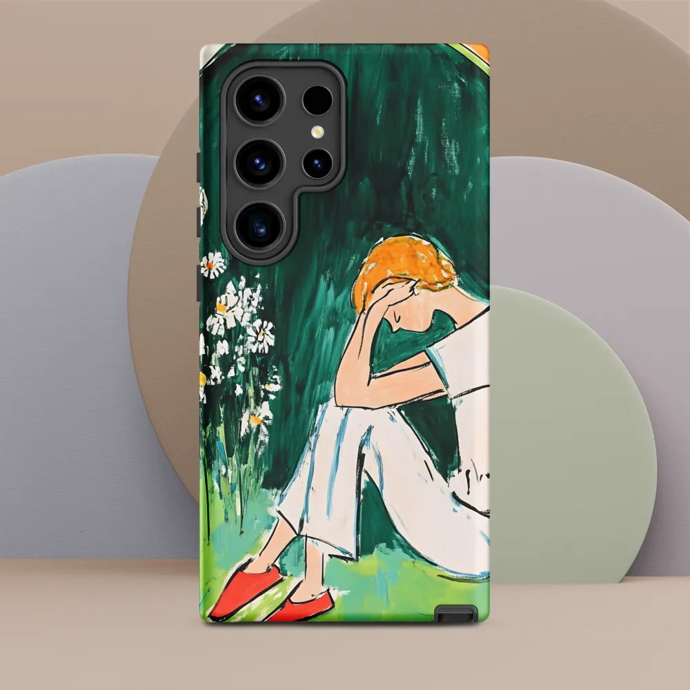 Silent Sorrow | Phone Case |  S24 Ultra | Tough Case | Matte