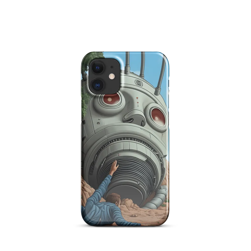 The Descent into Technological Abyss | Phone Case |  12 Mini | Snap Case | Glossy