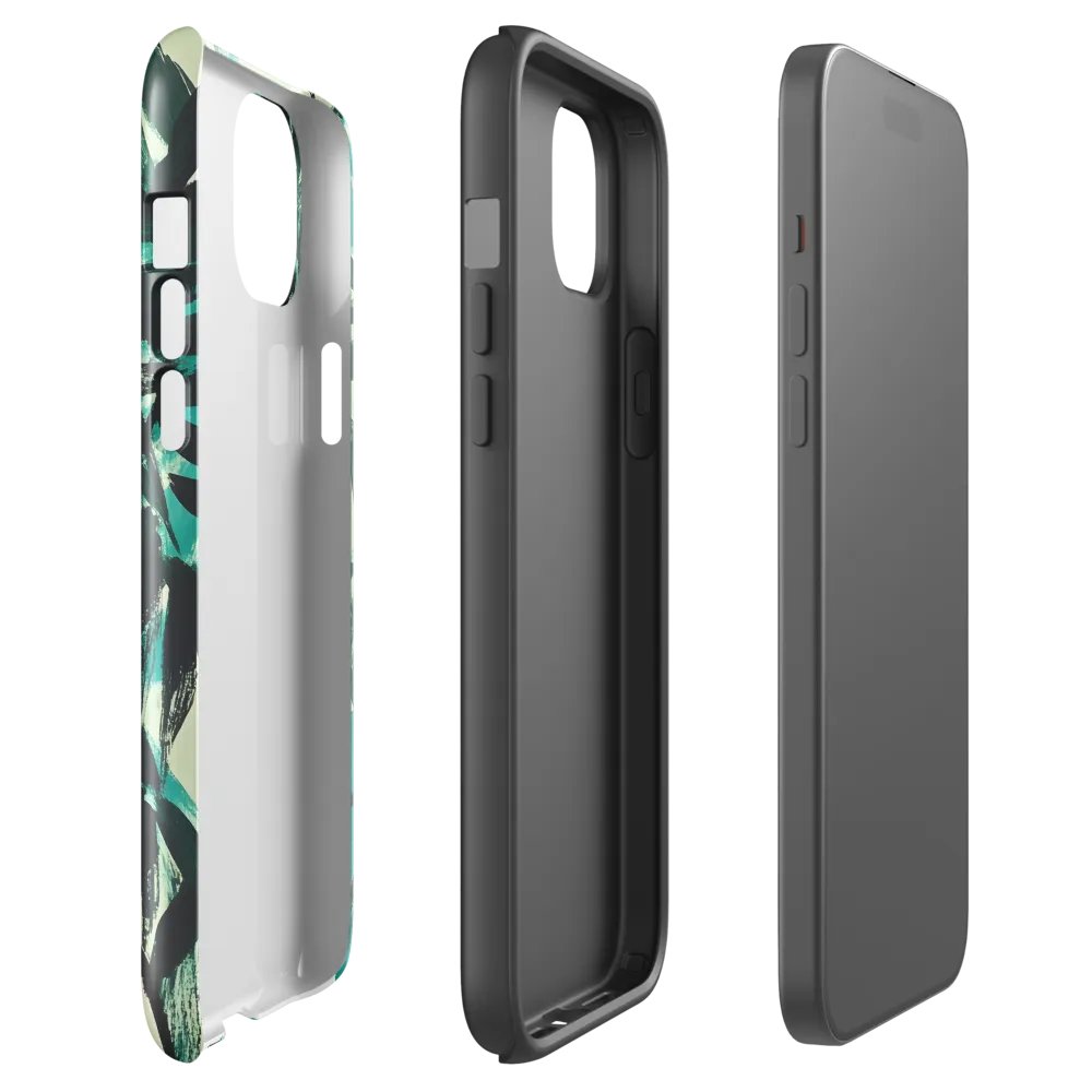 Curious Giraffe in Lush Greenery | Phone Case |  15 Plus | Tough Case | Glossy