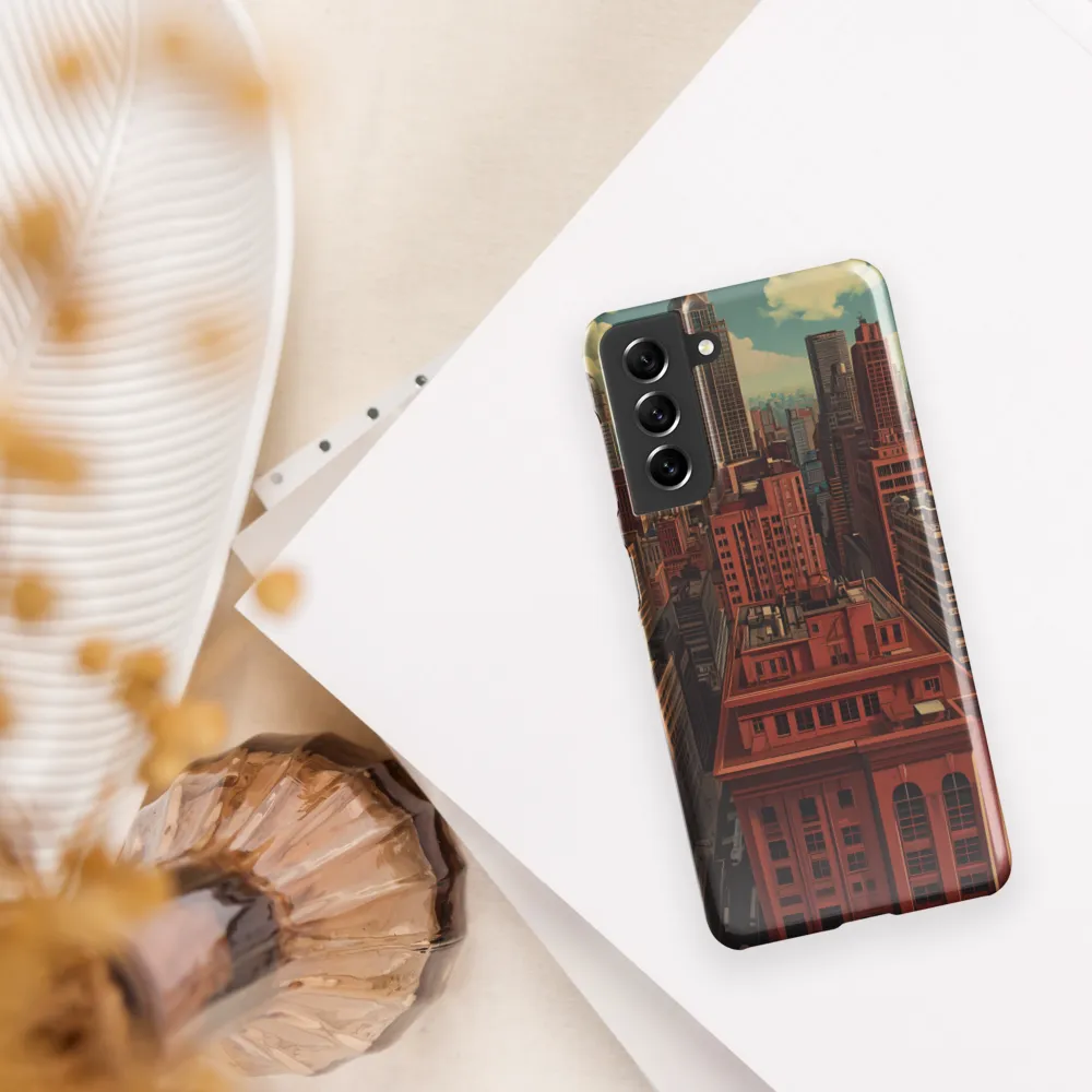 Urban Reverie: A Journey Through the City | Phone Case |  S21 | Snap Case | Glossy