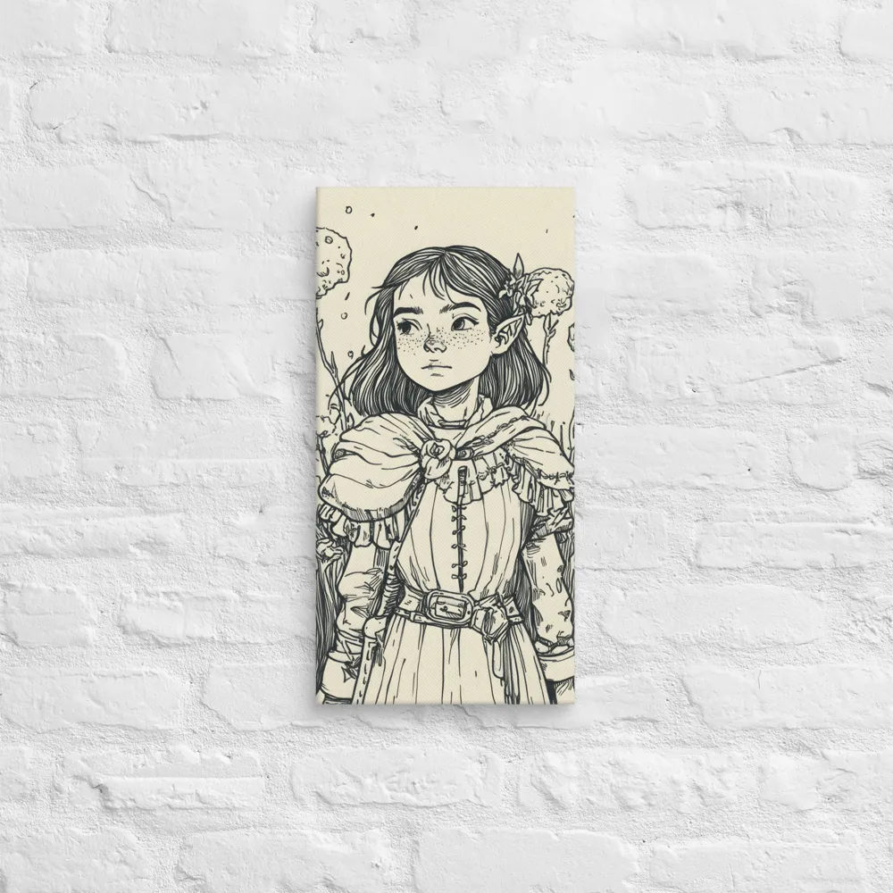A Young Guardian of Nature | Canvas | 10″×20″