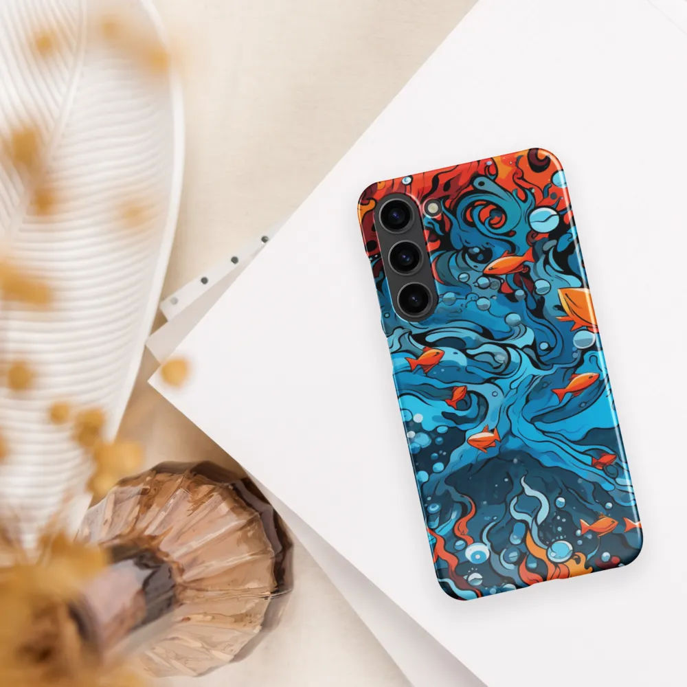 Fluid Harmony: Ocean and Flames