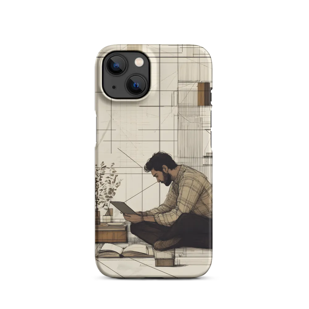 Quiet Reflections in Line | Phone Case |  13 | Snap Case | Matte
