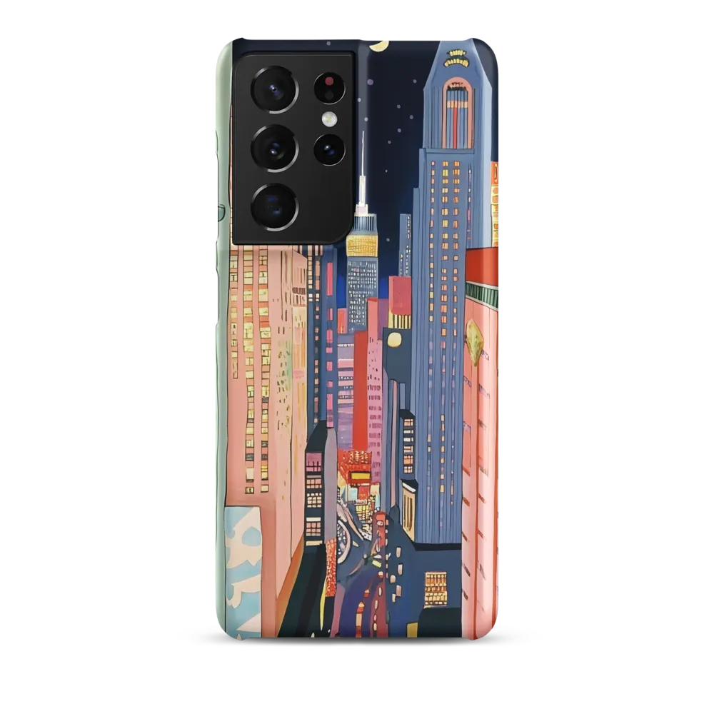 Urban Dreamscape: A Pop Art Night | Phone Case |  S21 Ultra | Snap Case | Matte