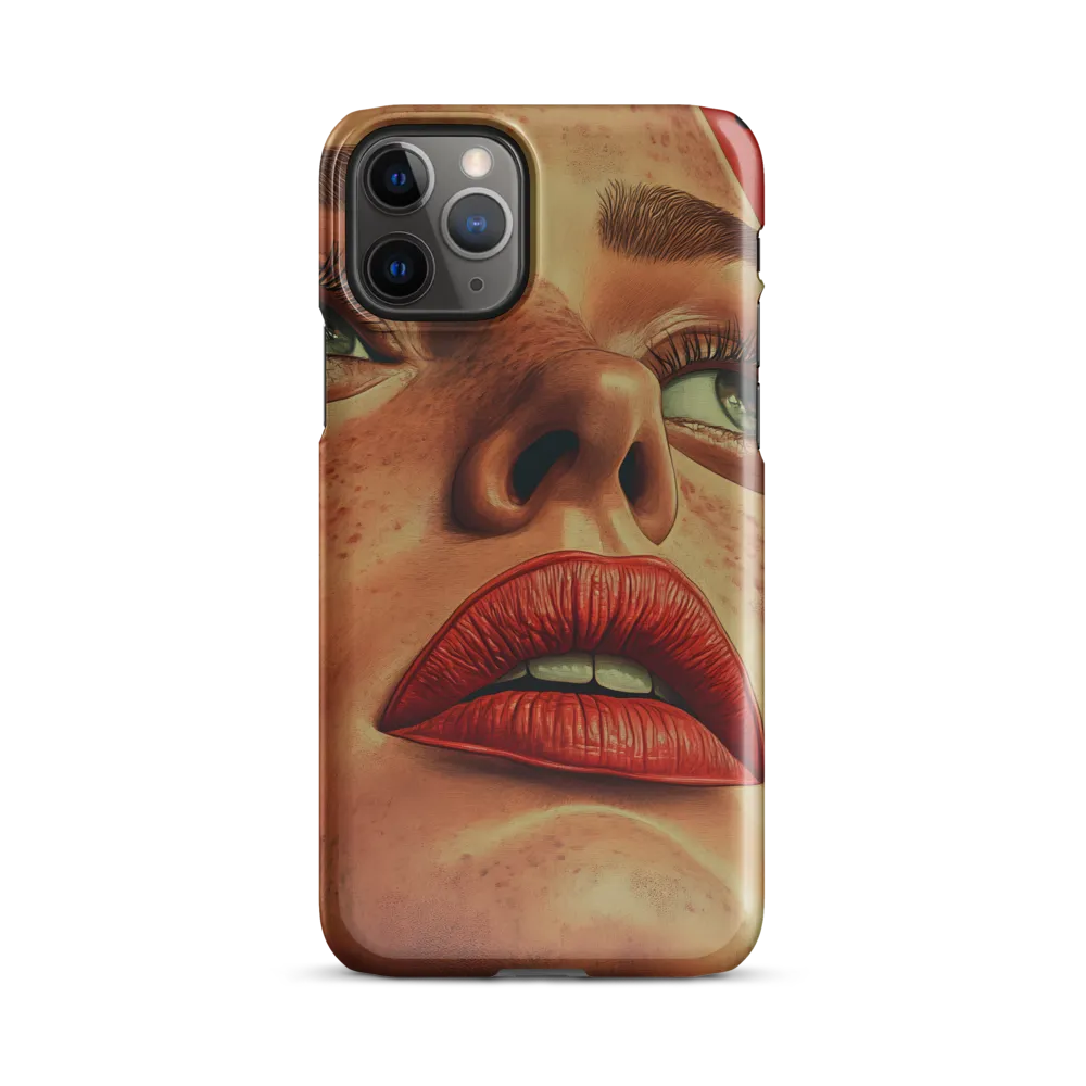 Red Intensity: A Portrait of Elegance