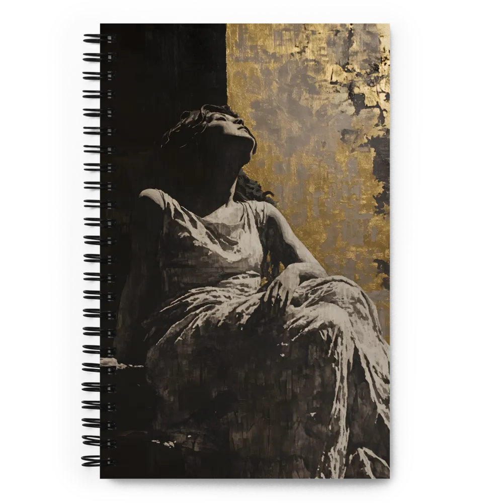 Golden Serenity | Spiral Notebook