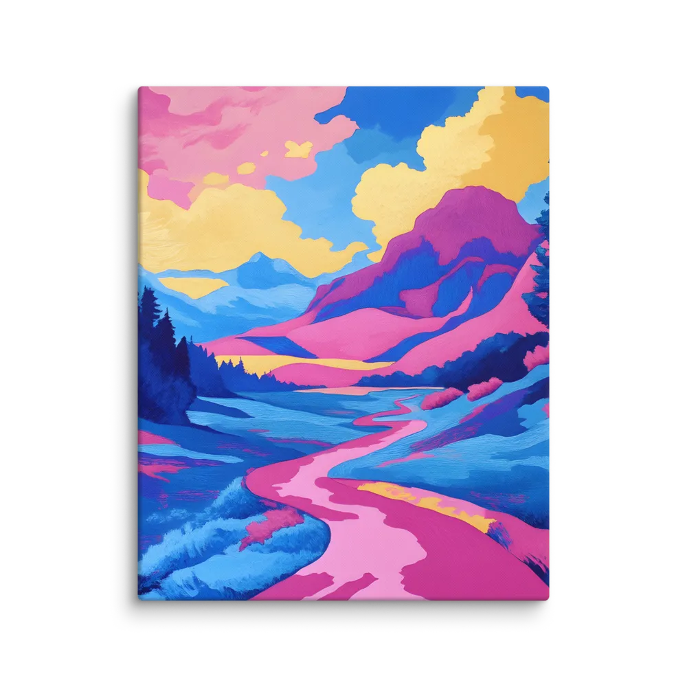 Dreamscape: The Serene River | Canvas | 16″×20″