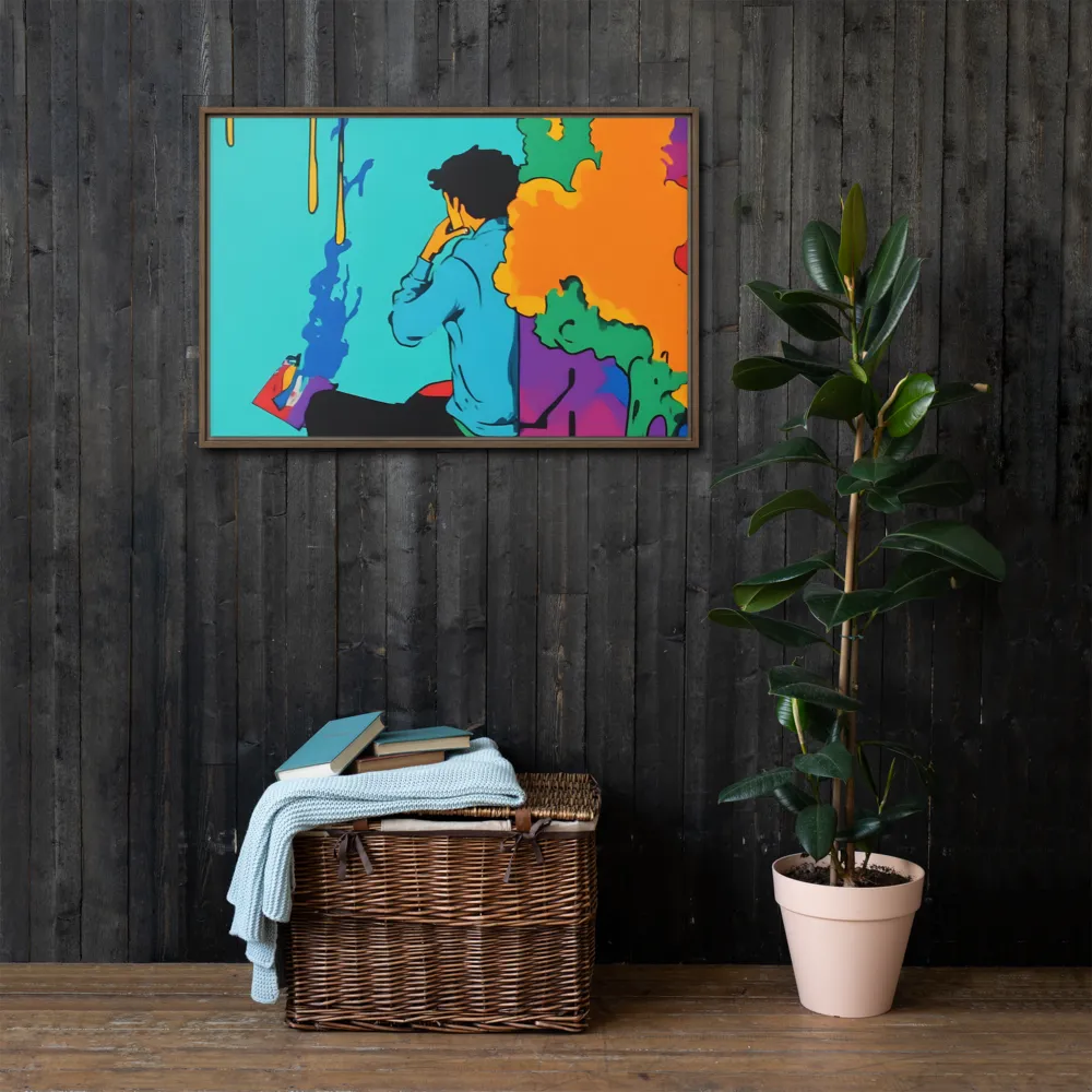 The Artist Within | Canvas with Brown Frame | 24″×36″