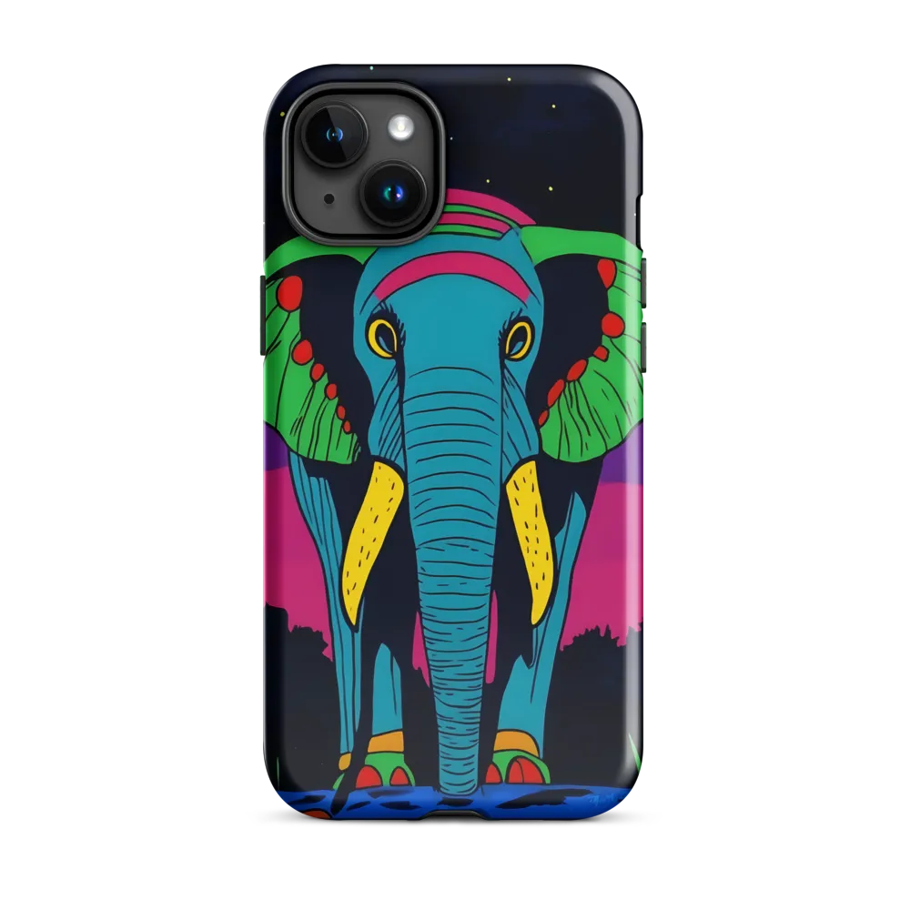 Whimsical Majesty: The Vibrant Elephant