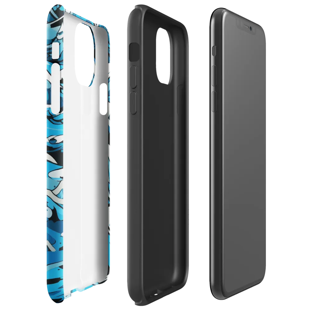 Frozen Harmony: A Blue Mountain Odyssey | Phone Case |  11 Pro Max | Tough Case | Glossy