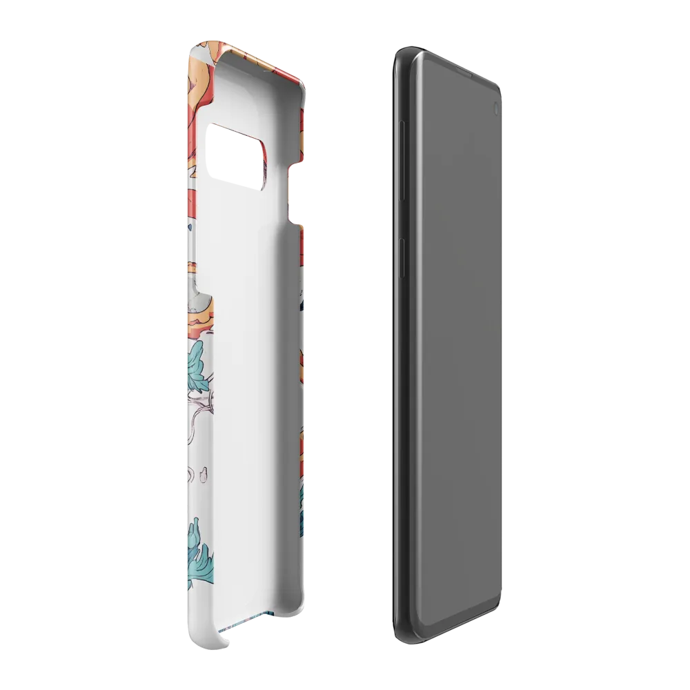 The Watchful Bloom | Phone Case |  S10 Plus | Snap Case | Glossy