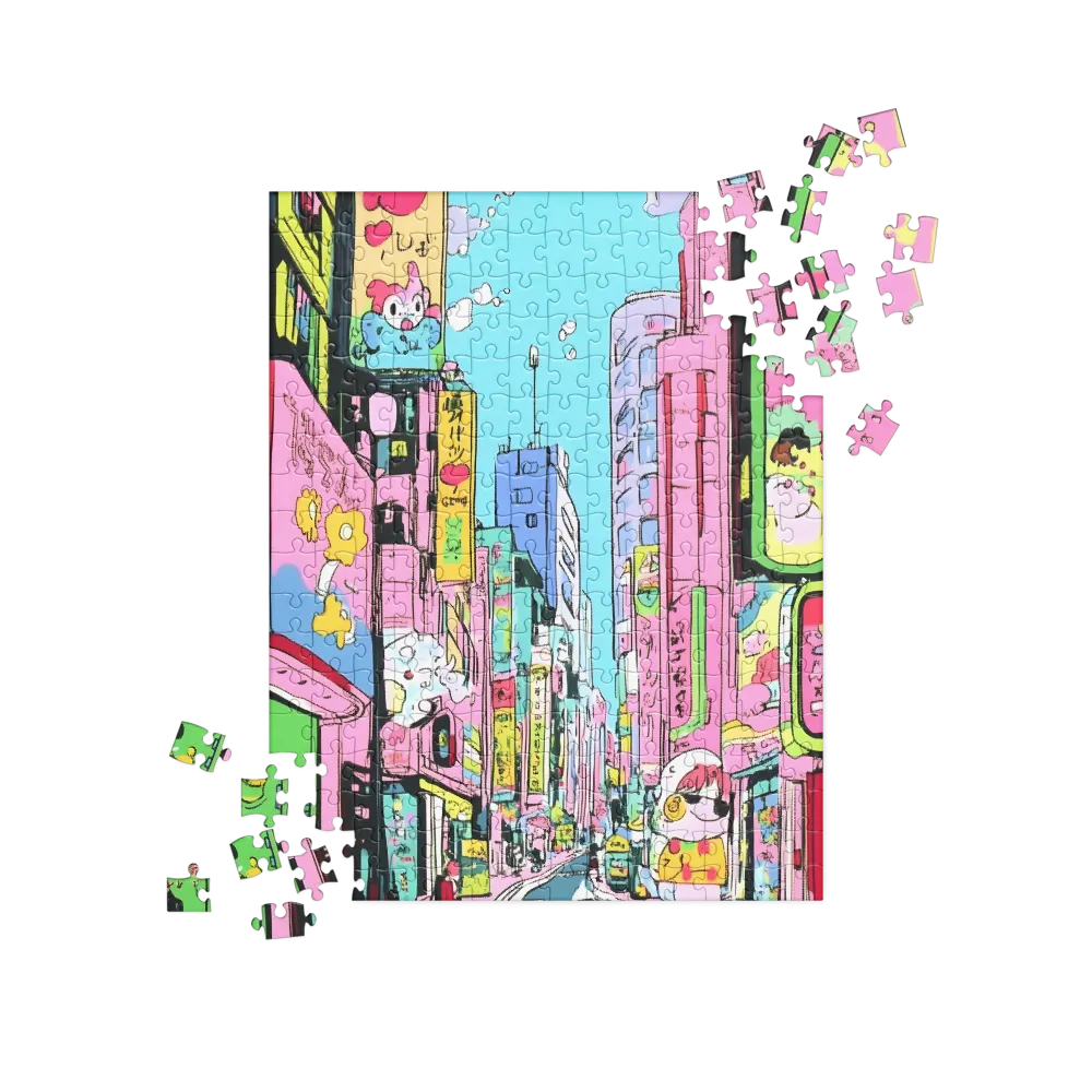 Whimsical Cityscape | Jigsaw Puzzle | 252 pieces