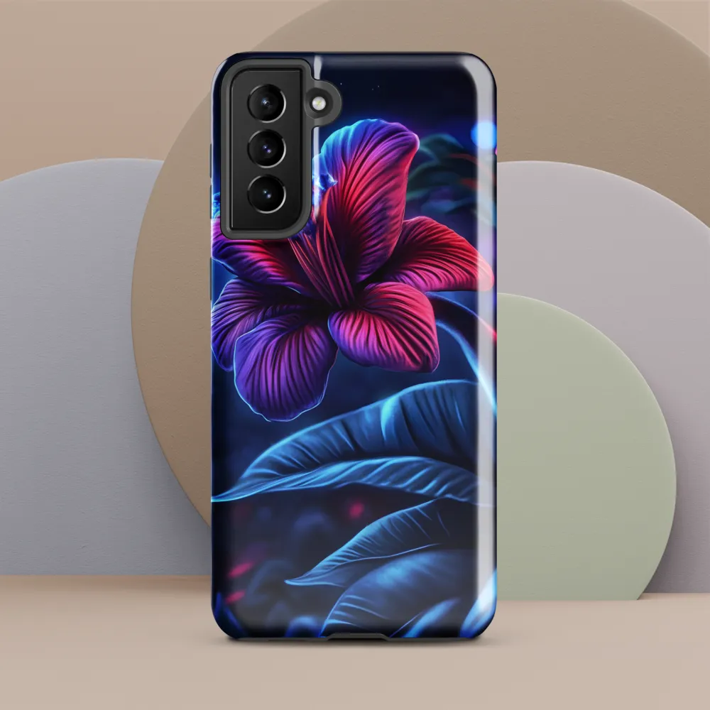 Illuminated Serenity: The Surreal Blossom