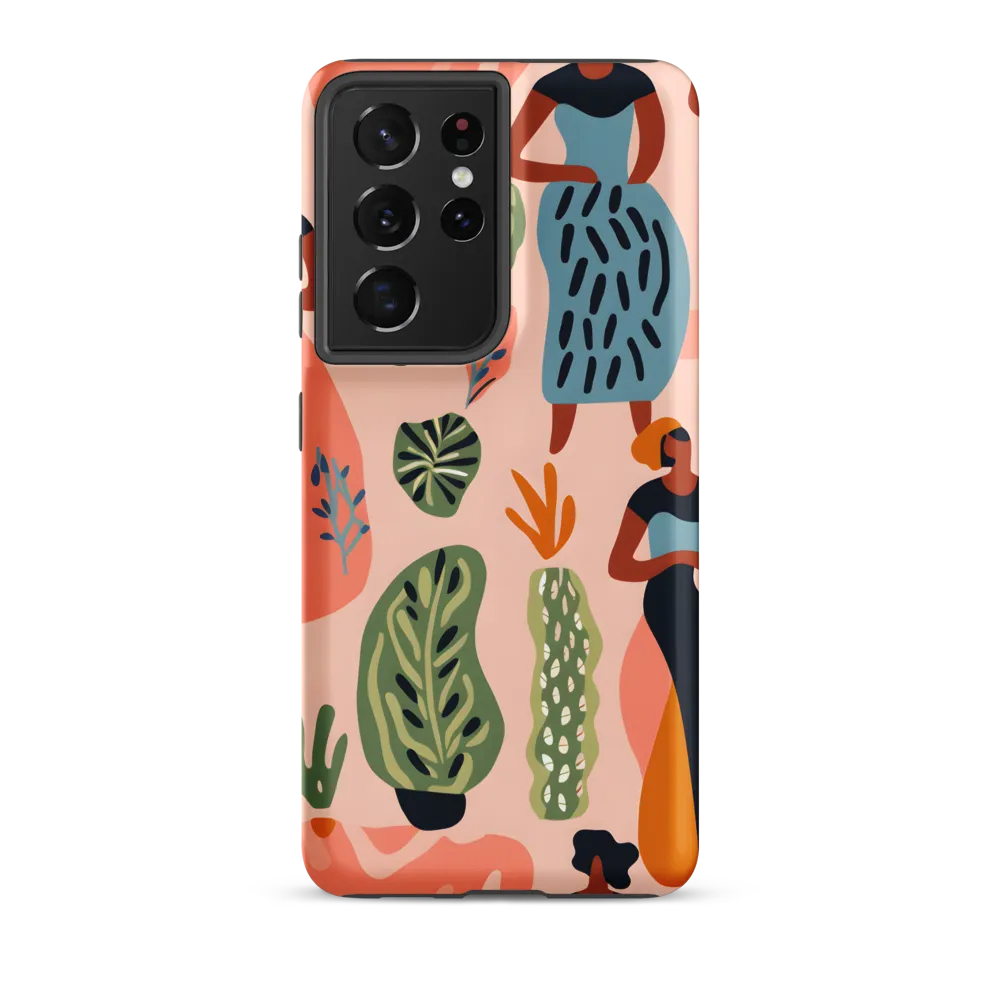 Harmony of Nature and Femininity | Phone Case |  S21 Ultra | Tough Case | Matte