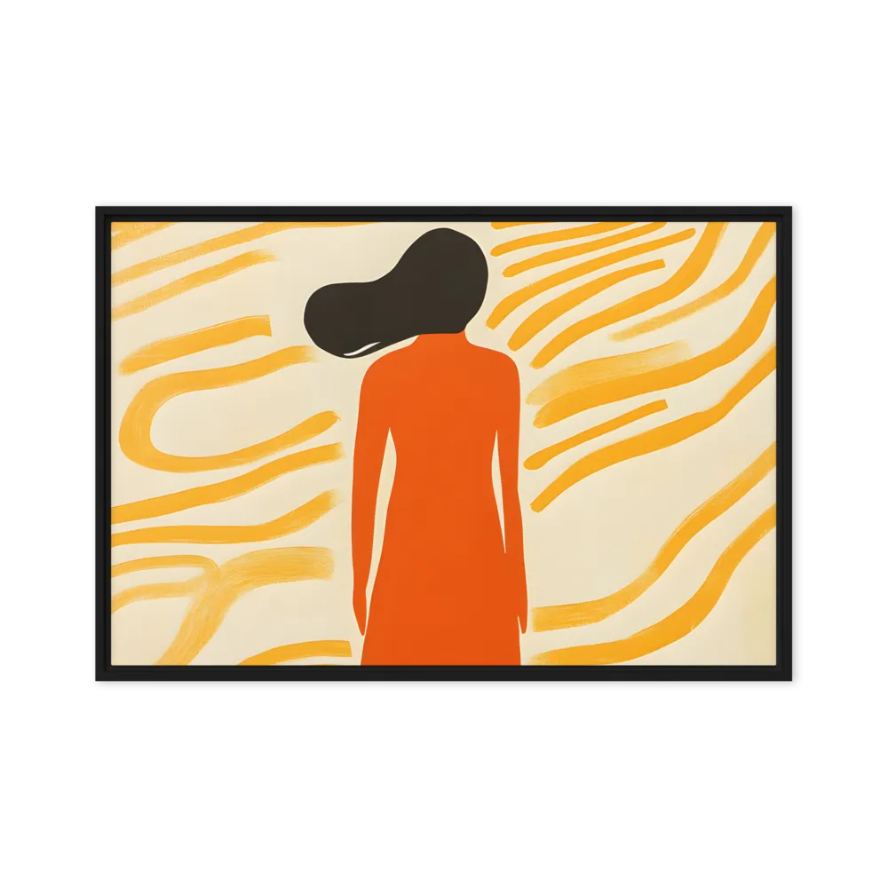 Connection to Serenity | Canvas with Black Frame | 20″×30″