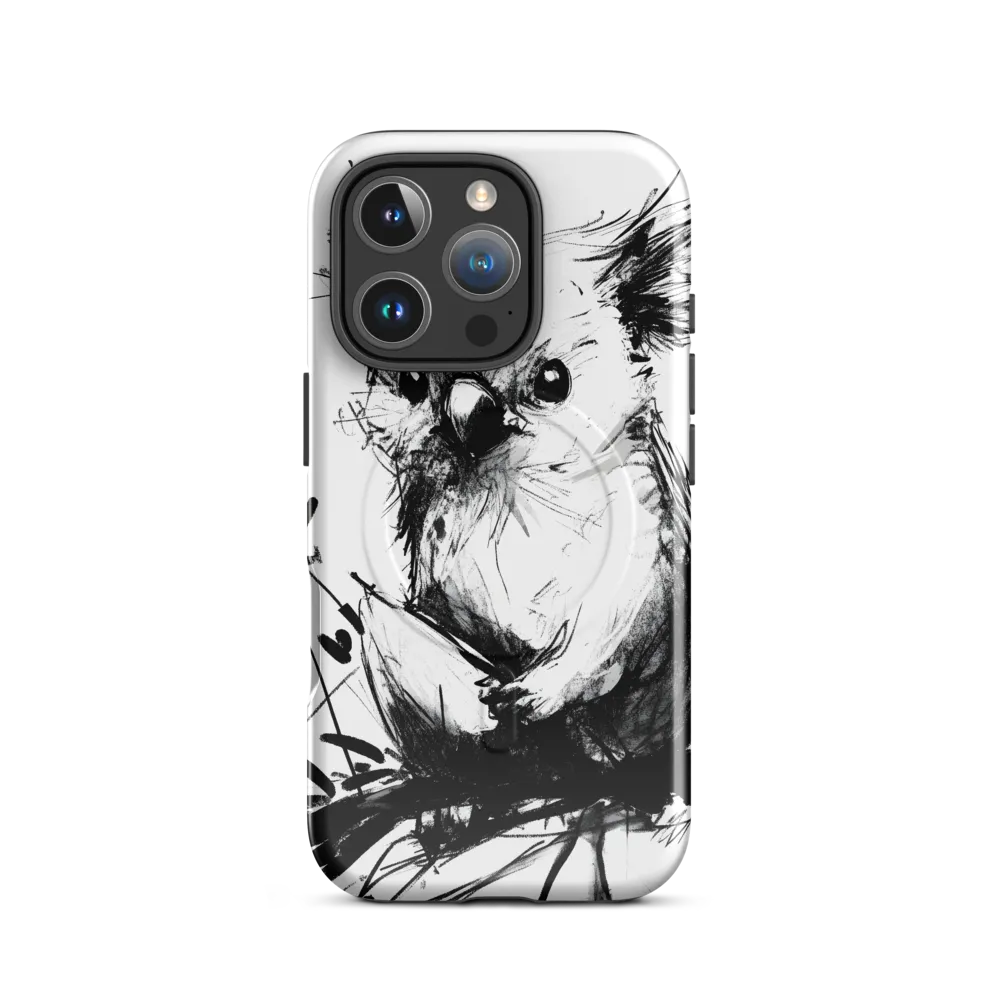 Whimsical Koala in Ink
