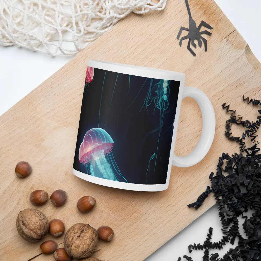 Ethereal Dance of Jellyfish | Mugs | Multiple Sizes & Colors