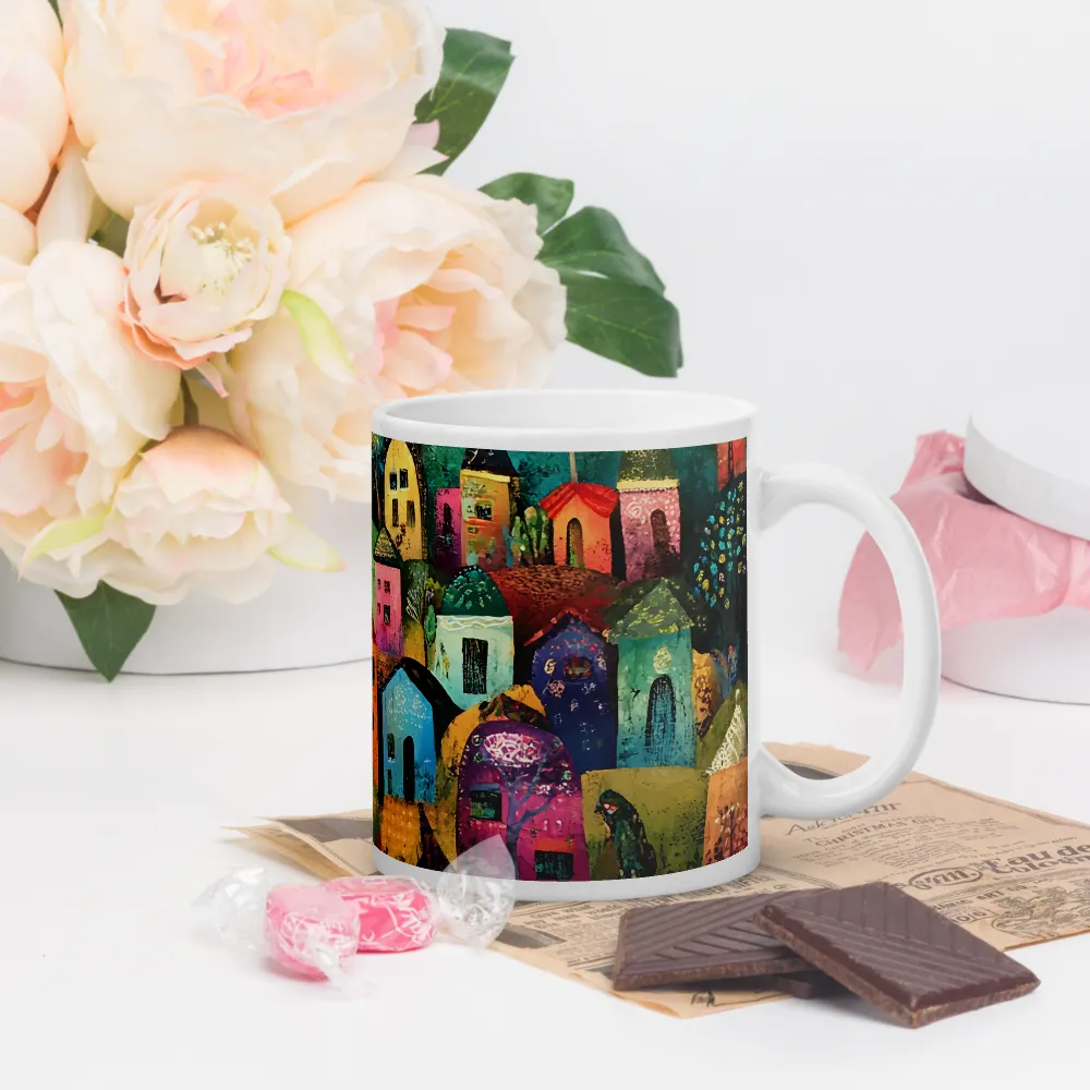 Whimsical Village Harmony | Mugs | Multiple Sizes & Colors