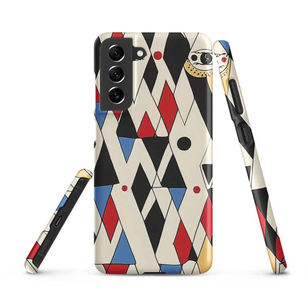 Dynamic Geometric Symphony | Phone Case |  S21 FE | Snap Case | Matte