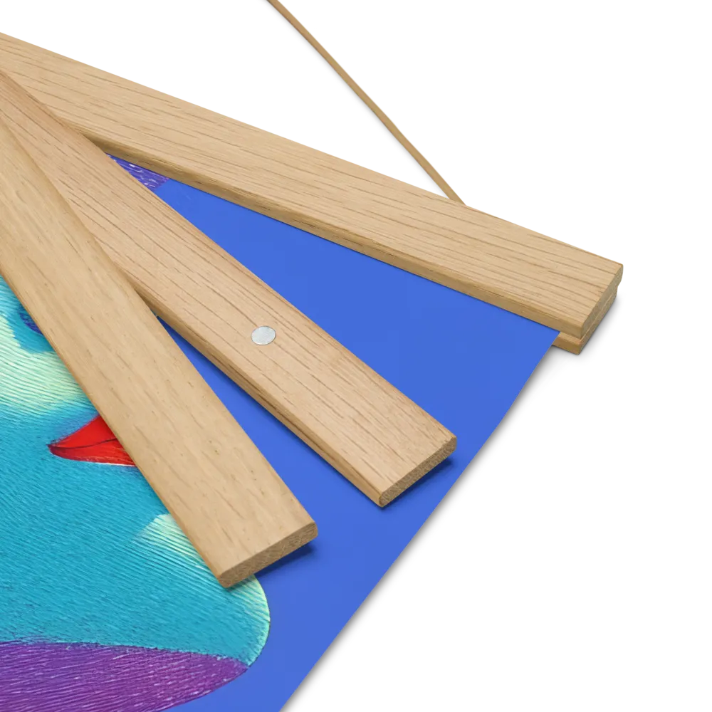 Ethereal Reverie | Poster With Oak Wood Hanger | 16″×16″