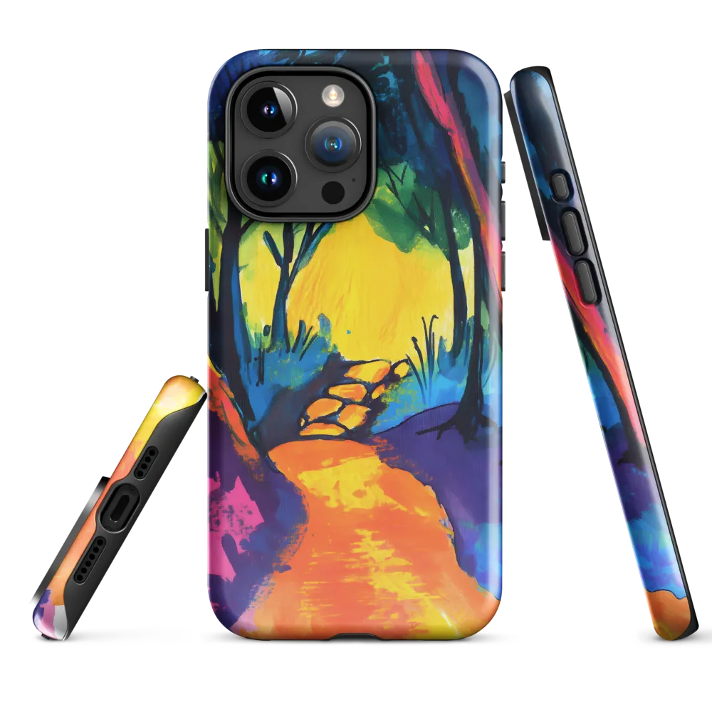 Path Through a Vibrant Forest
