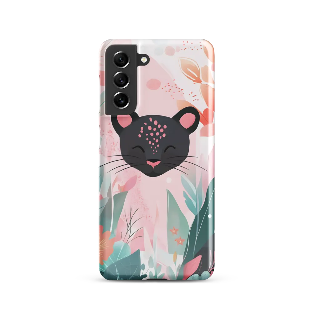 Whimsical Panther in Bloom