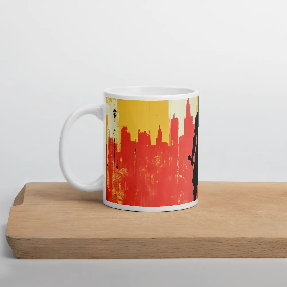 Hero in the Urban Dawn | Mugs | Multiple Sizes & Colors